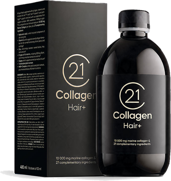 Colagen Marin Lichid Hidrolizat pentru Pǎr 480 ml - 10.000mg-image