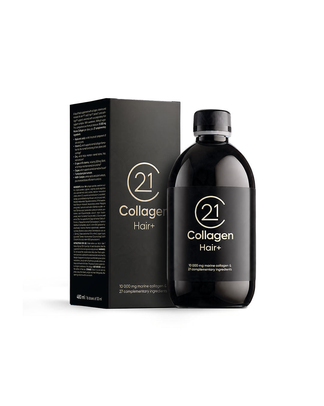 Colagen Marin Lichid Hidrolizat pentru Pǎr 480 ml - 10.000mg