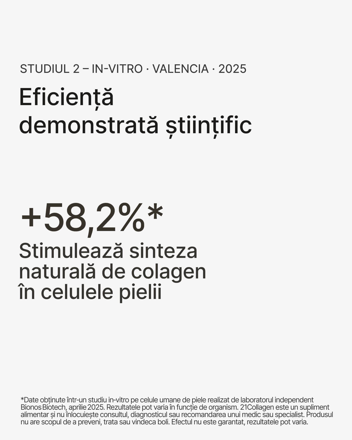 Colage Eficienta - Stimuleaza sinteza naturala de colagen in celulele pielii. 21Collagen. Colagen 21 Romania