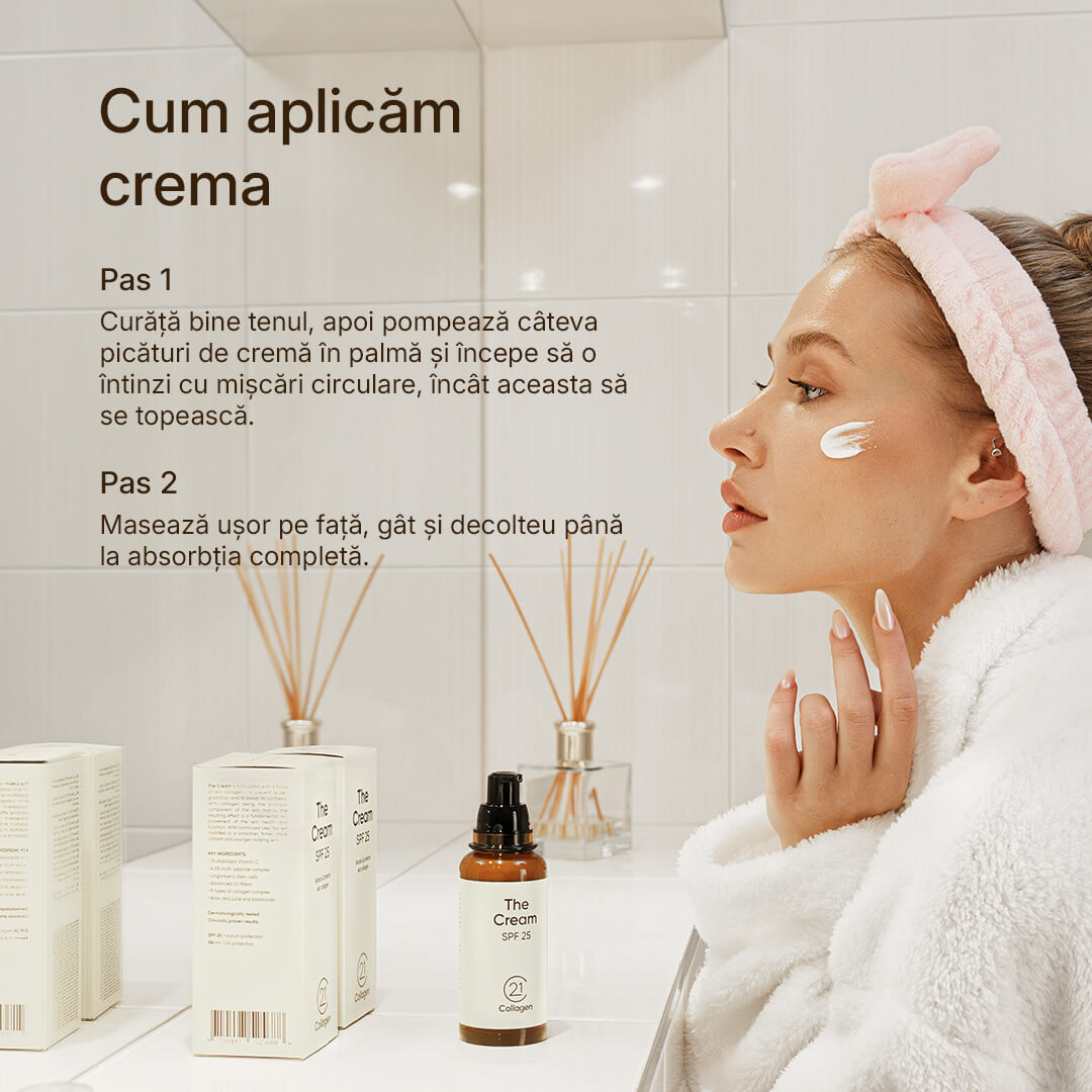 Crema de Zi Anti-Rid cu Protecție SPF şi Colagen