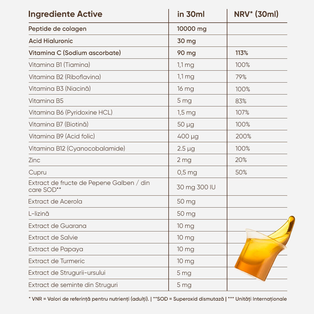 Colagen Marin Lichid Hidrolizat 480ml – 10000mg